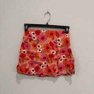 Urban Outfitters Floral Women's Mini Skirt